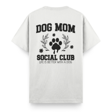 Dog Mom Social Clup - Regular T-shirt