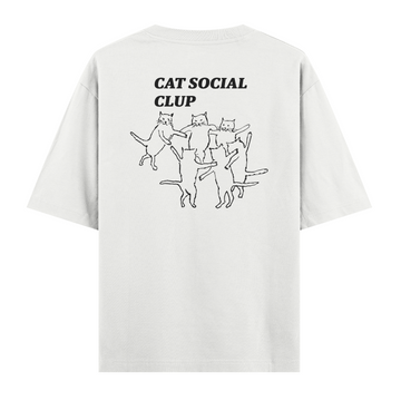 Cat Socıal Clup - Oversize T-shirt