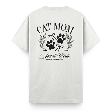 Cat Mom Social Clup - Regular T-shirt
