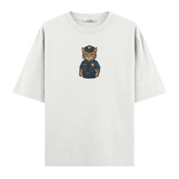 Police Cat - Oversize T-shirt