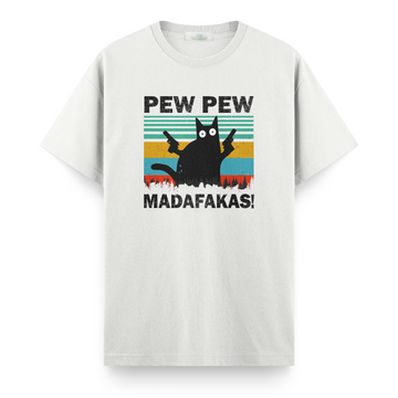Pew Pew Cat - Regular T-shirt
