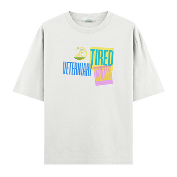 Tıred Veterınary Club II - Oversize T-shirt