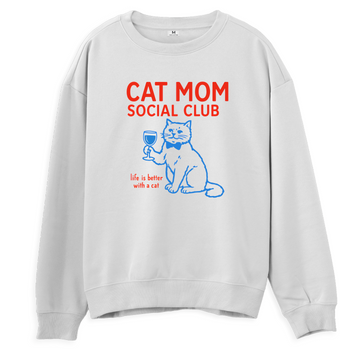 Cat Mom Social Club - Regular Sweatshirt