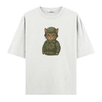 Soldier Cat - Oversize T-shirt
