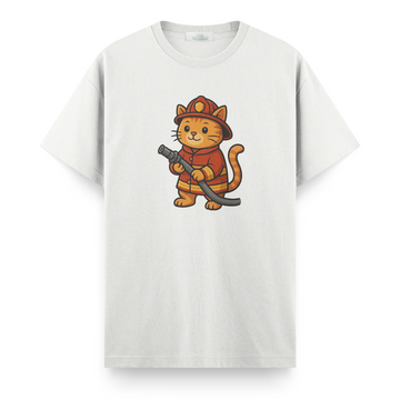 Fireman Cat - Regular T-shirt