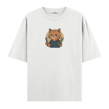 Barber Cat - Oversize T-shirt