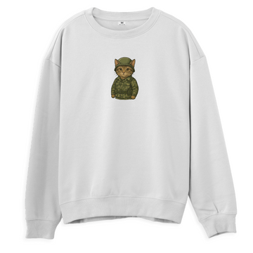 Soldier Cat - Regular Sweatshirt