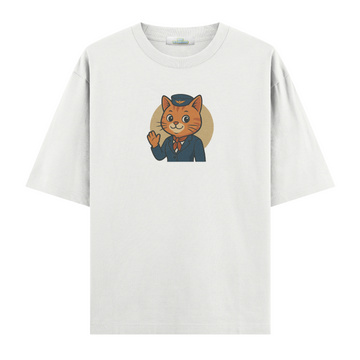 Hostess Cat - Oversize T-shirt