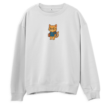Student Cat - Regular Sweatshirt