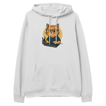 Graphic Designer Cat - Regular Hoodie
