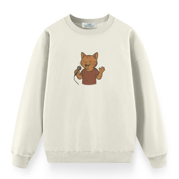 Soloist Cat - Premium Oversize Sweatshirt