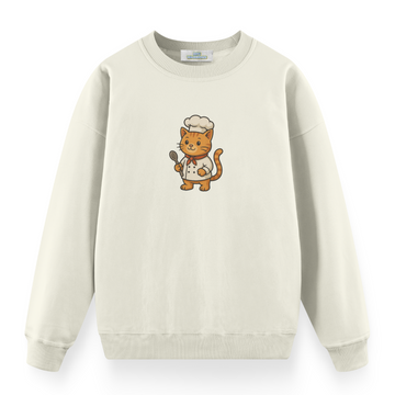 Chef Cat - Premium Oversize Sweatshirt