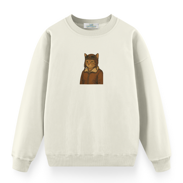 Pilot Cat - Premium Oversize Sweatshirt