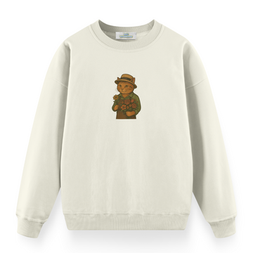 Florist Cat - Premium Oversize Sweatshirt