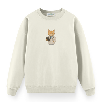 Doctor Cat - Premium Oversize Sweatshirt