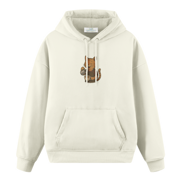 Barista Cat - Premium Oversize Hoodie