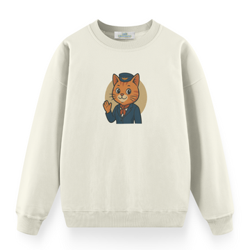 Hostess Cat - Premium Oversize Sweatshirt