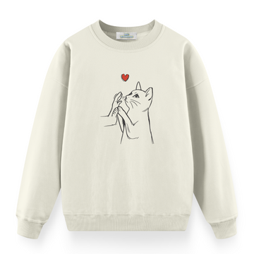 Paw Whisper - Premium Oversize Sweatshirt