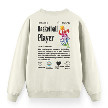 Basketball Player - Premium Oversize Sweatshirt