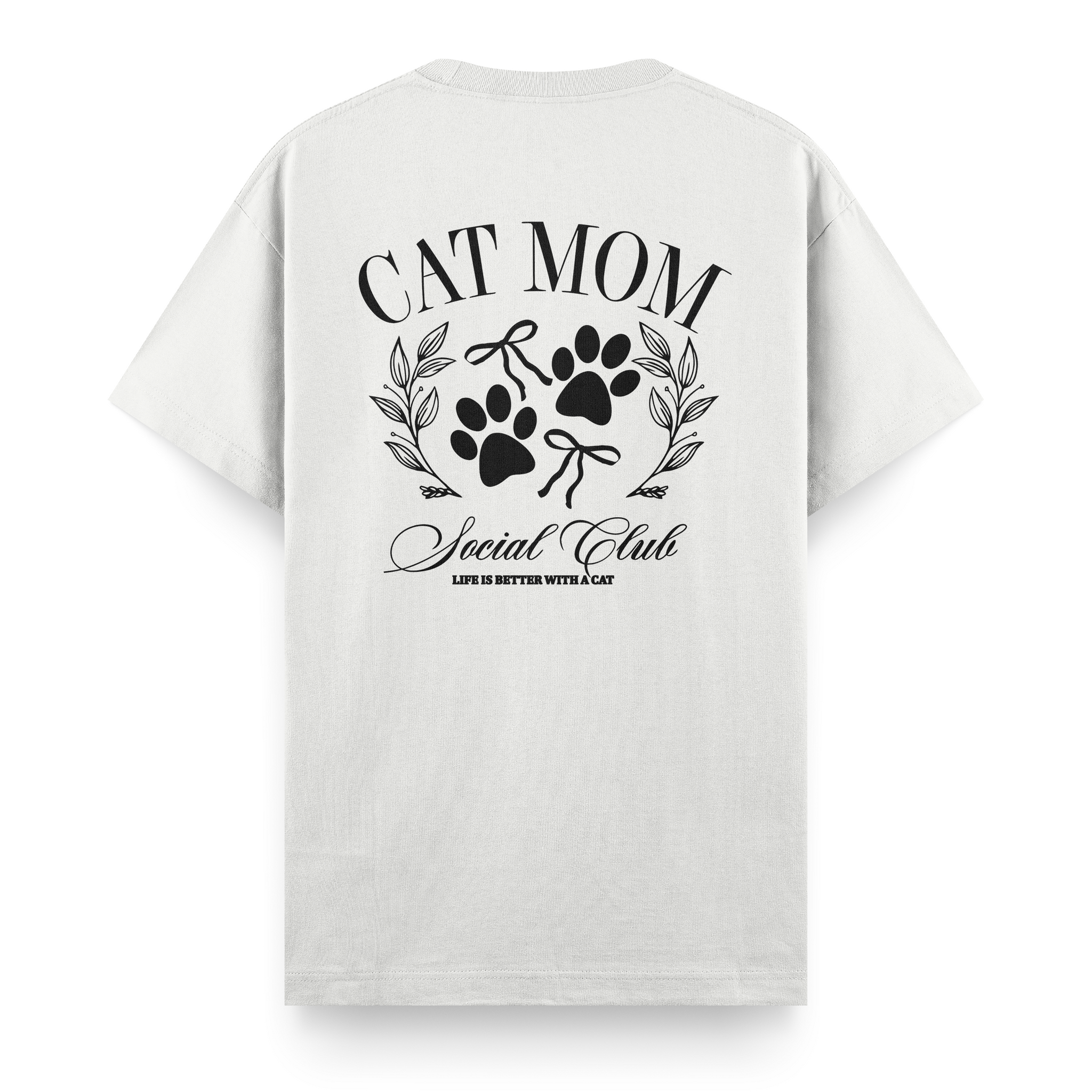 Cat Mom Social Clup - Regular T-shirt