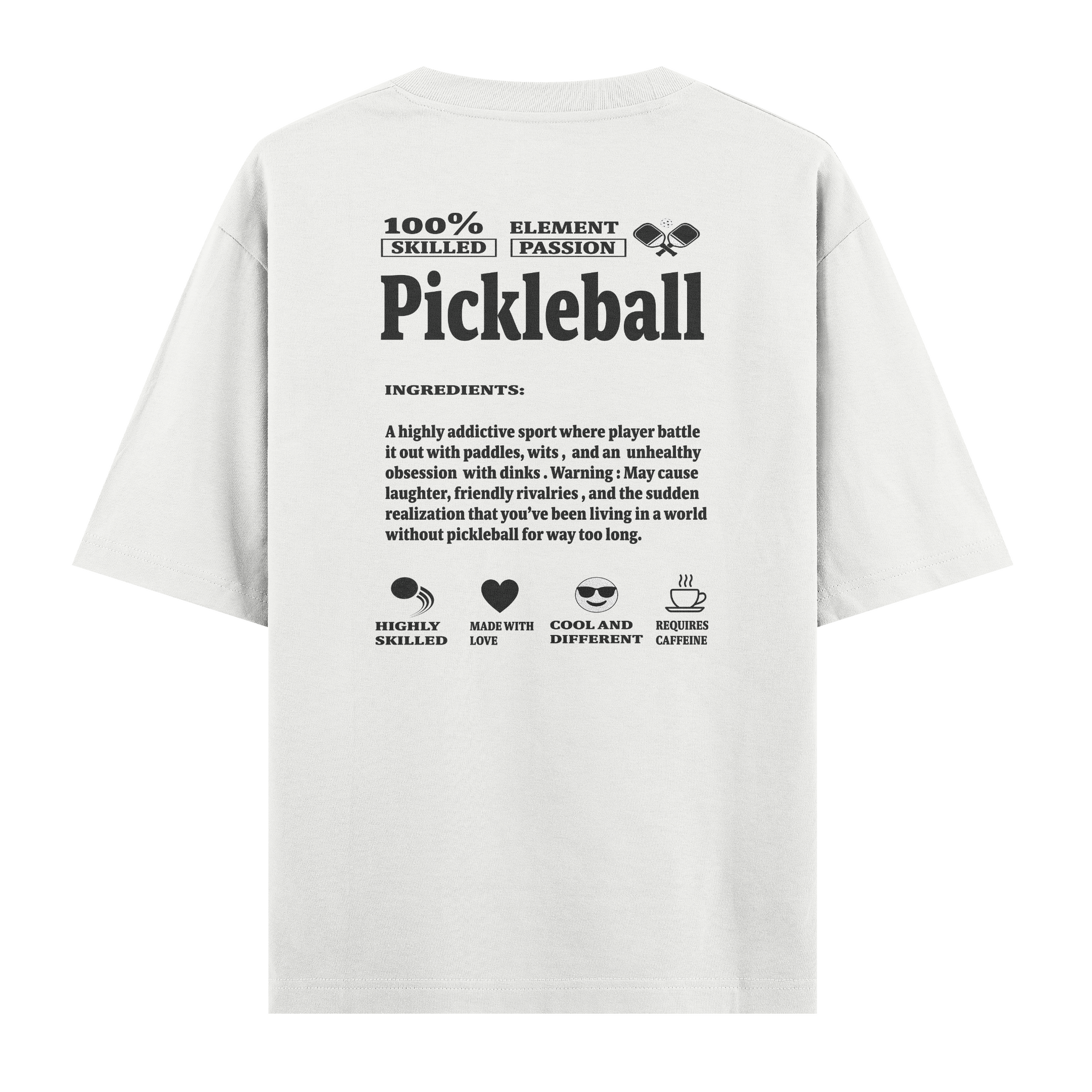 Pickleball - Oversize T-shirt