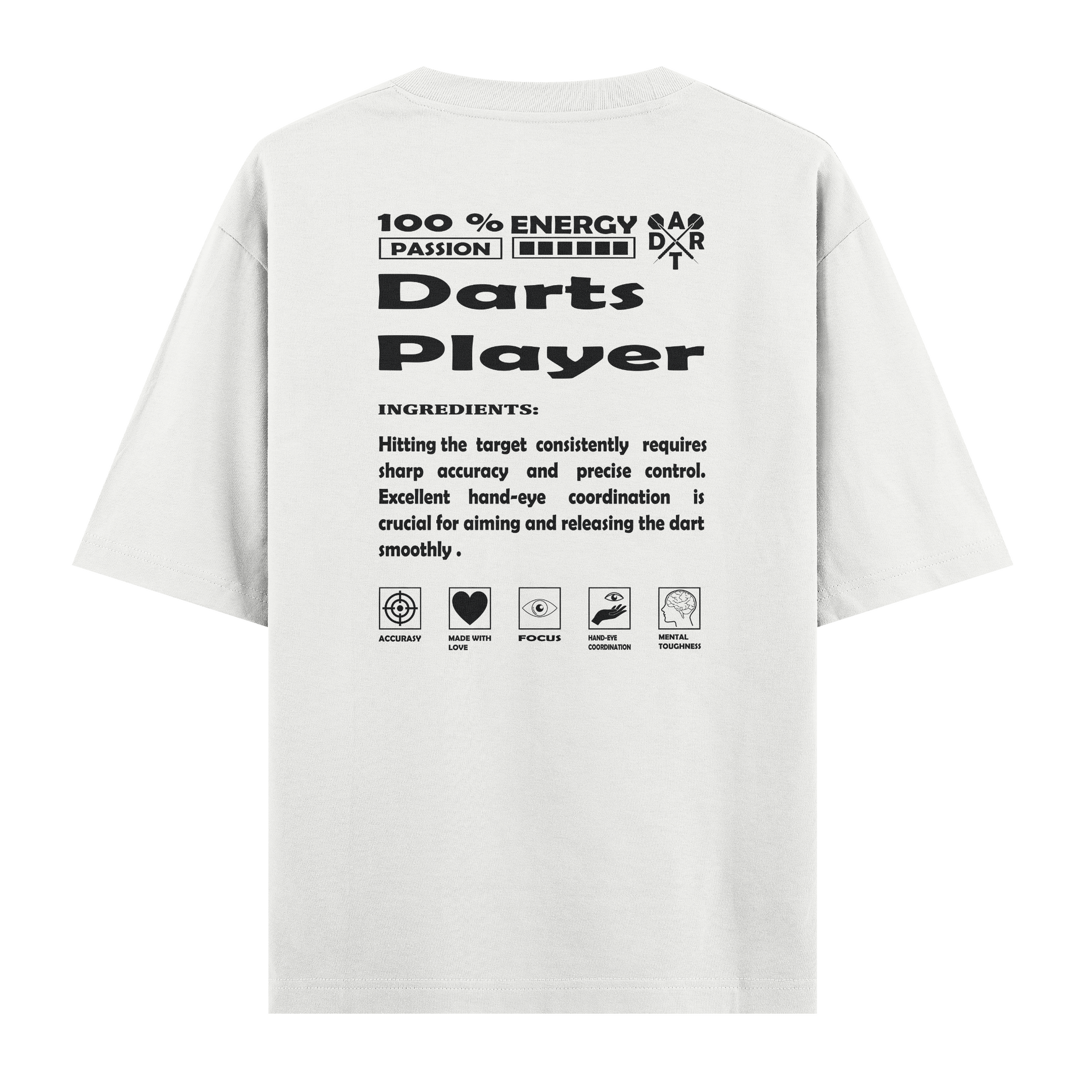 Darts Player - Oversize T-shirt