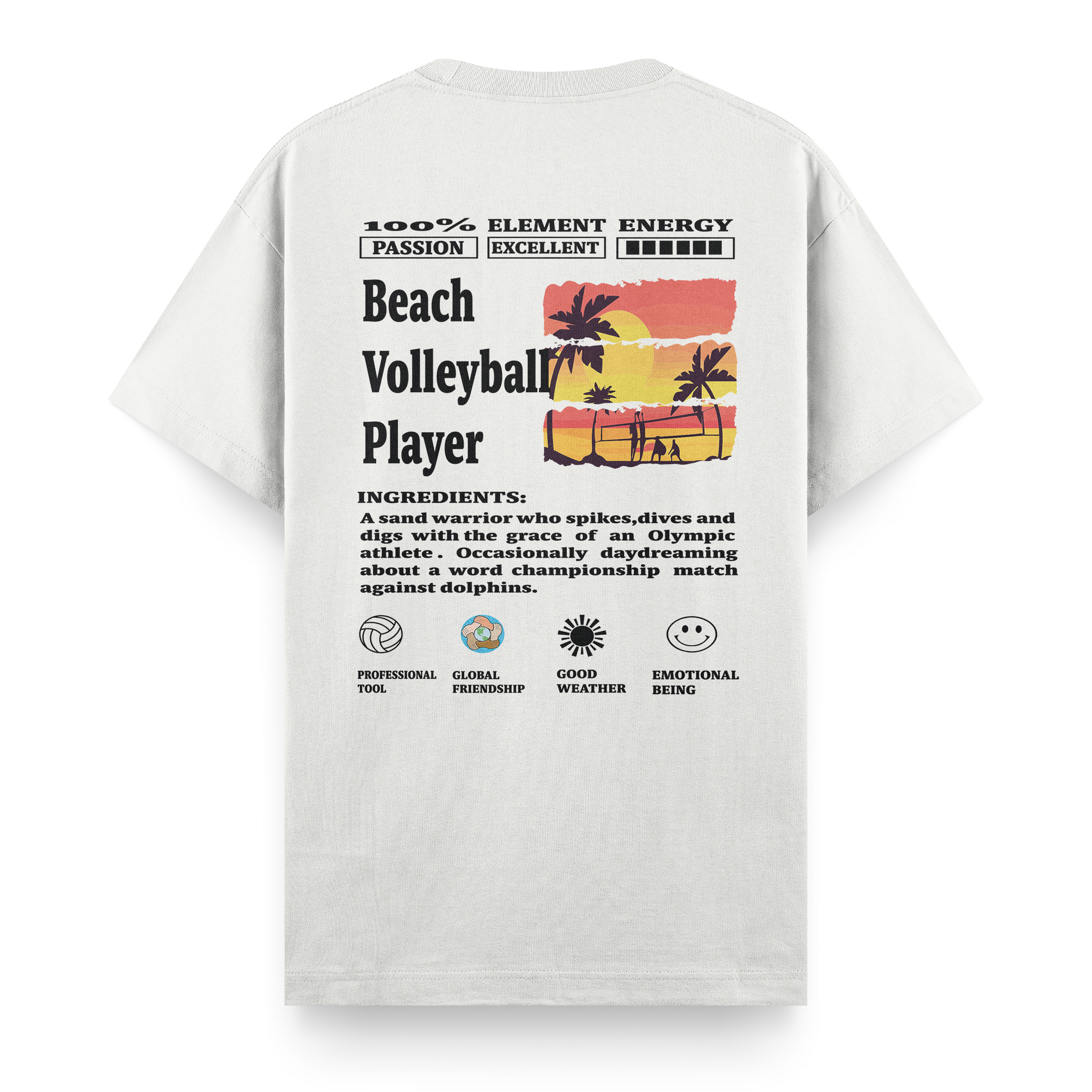 Beach Volleyball Player - Regular T-shirt