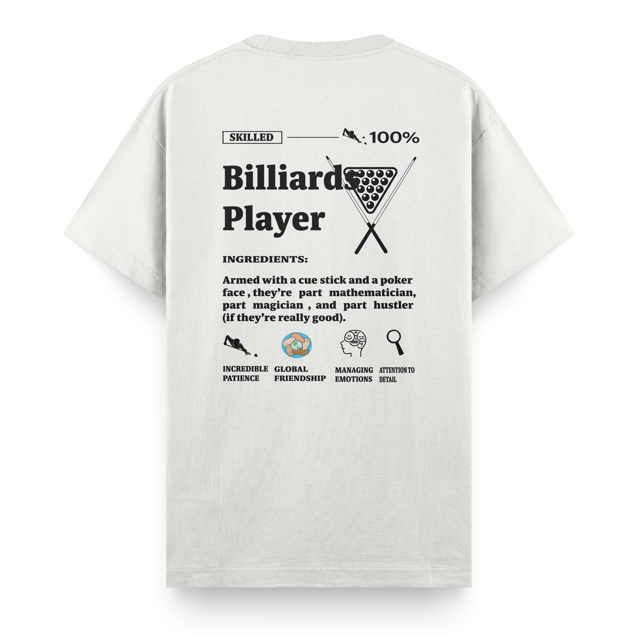 Billiards Player - Regular T-shirt