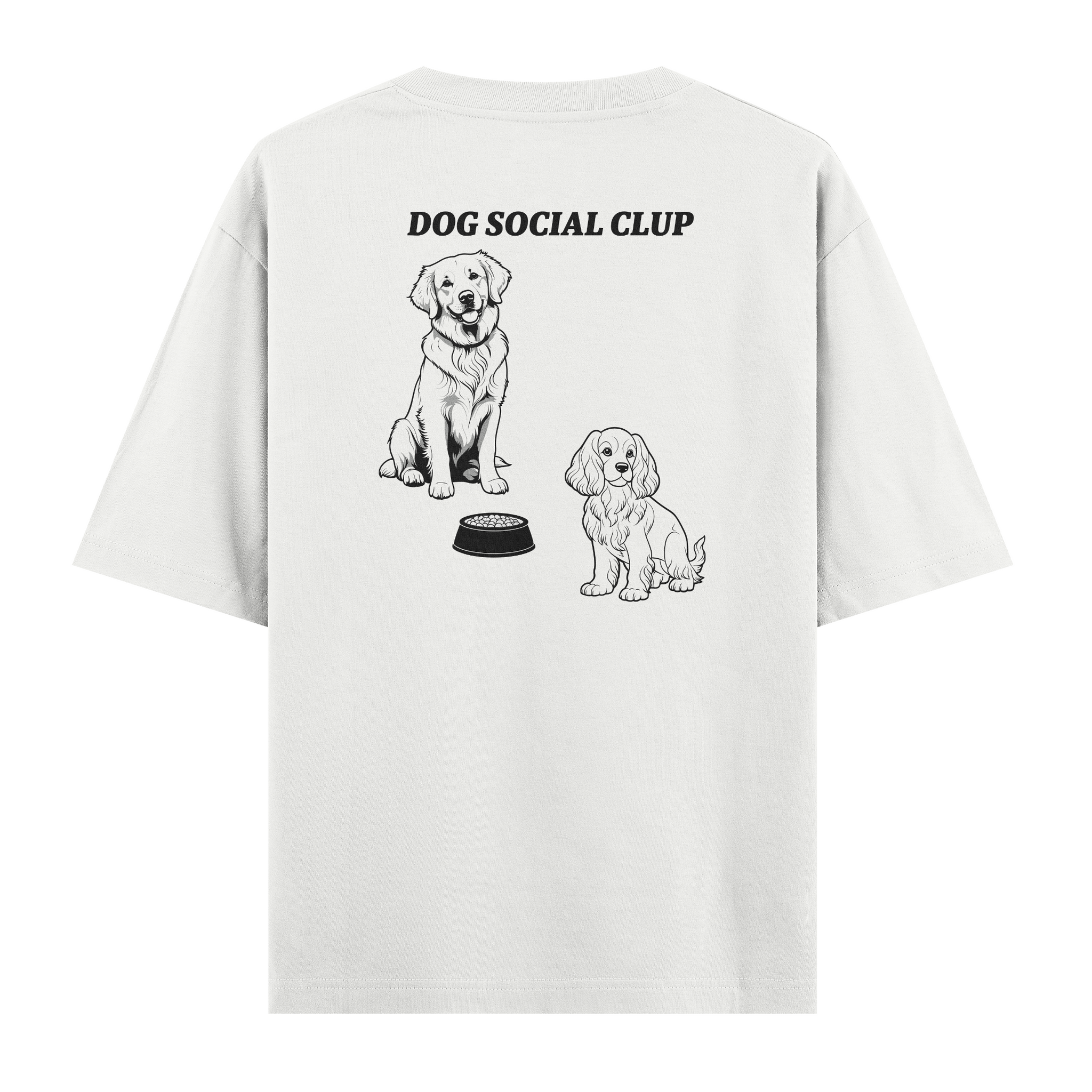 Dog Socıal Clup - Oversize T-shirt