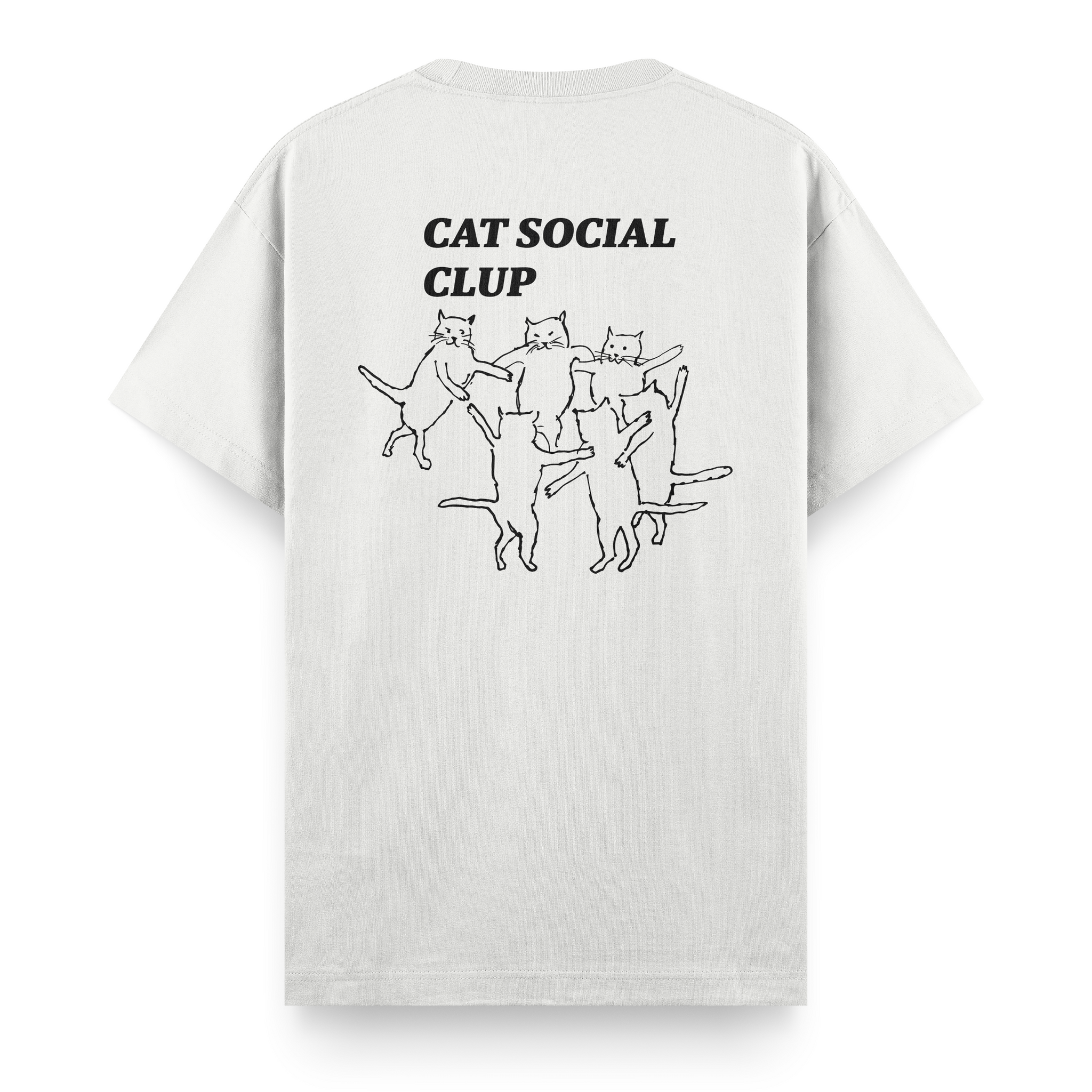 Cat Socıal Clup - Regular T-shirt