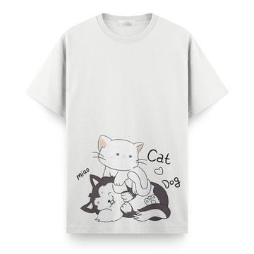 Cat - Dog - Regular T-shirt