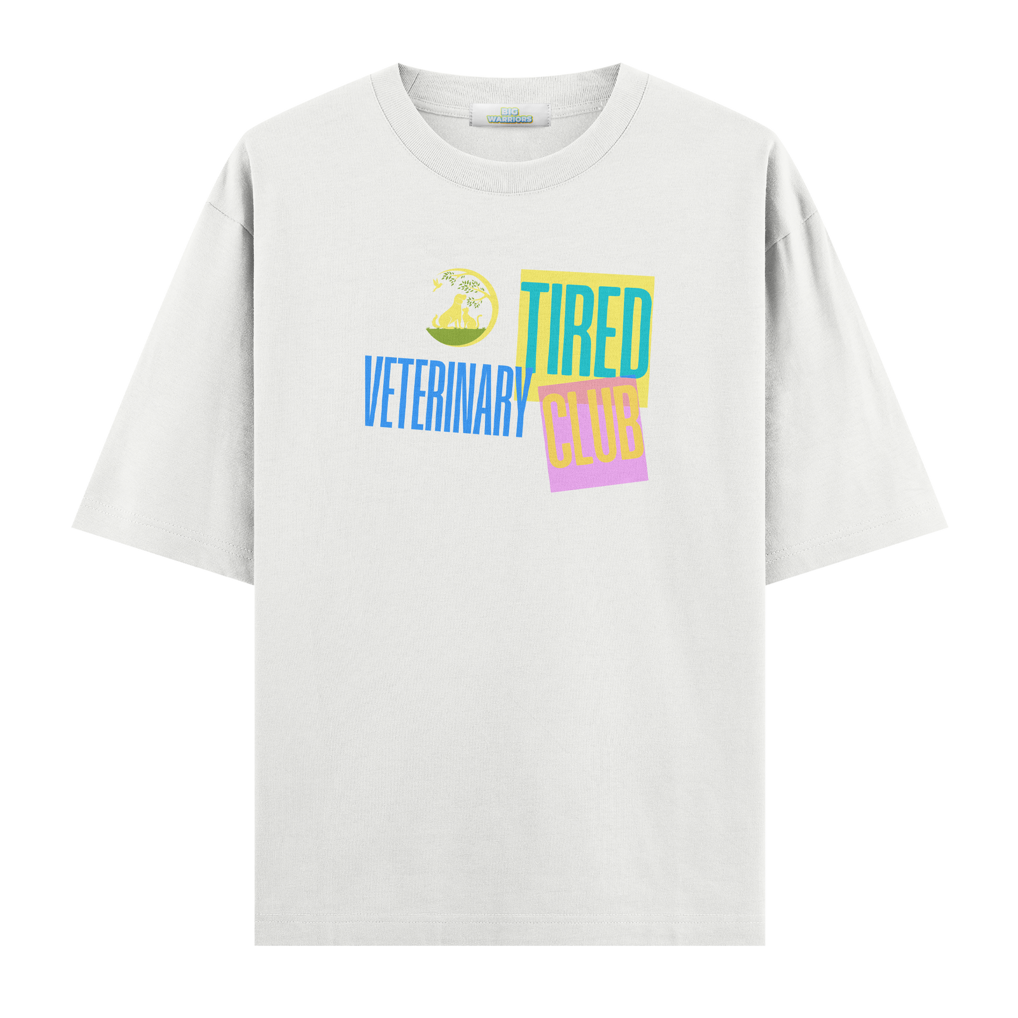 Tıred Veterınary Club II - Oversize T-shirt