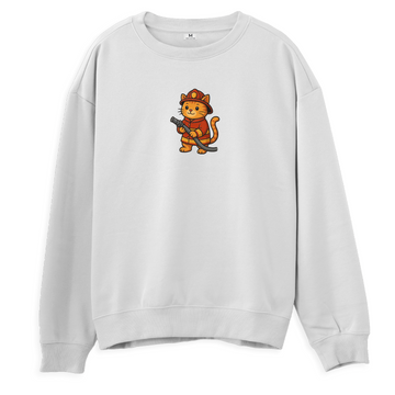 Fireman Cat - Regular Sweatshirt