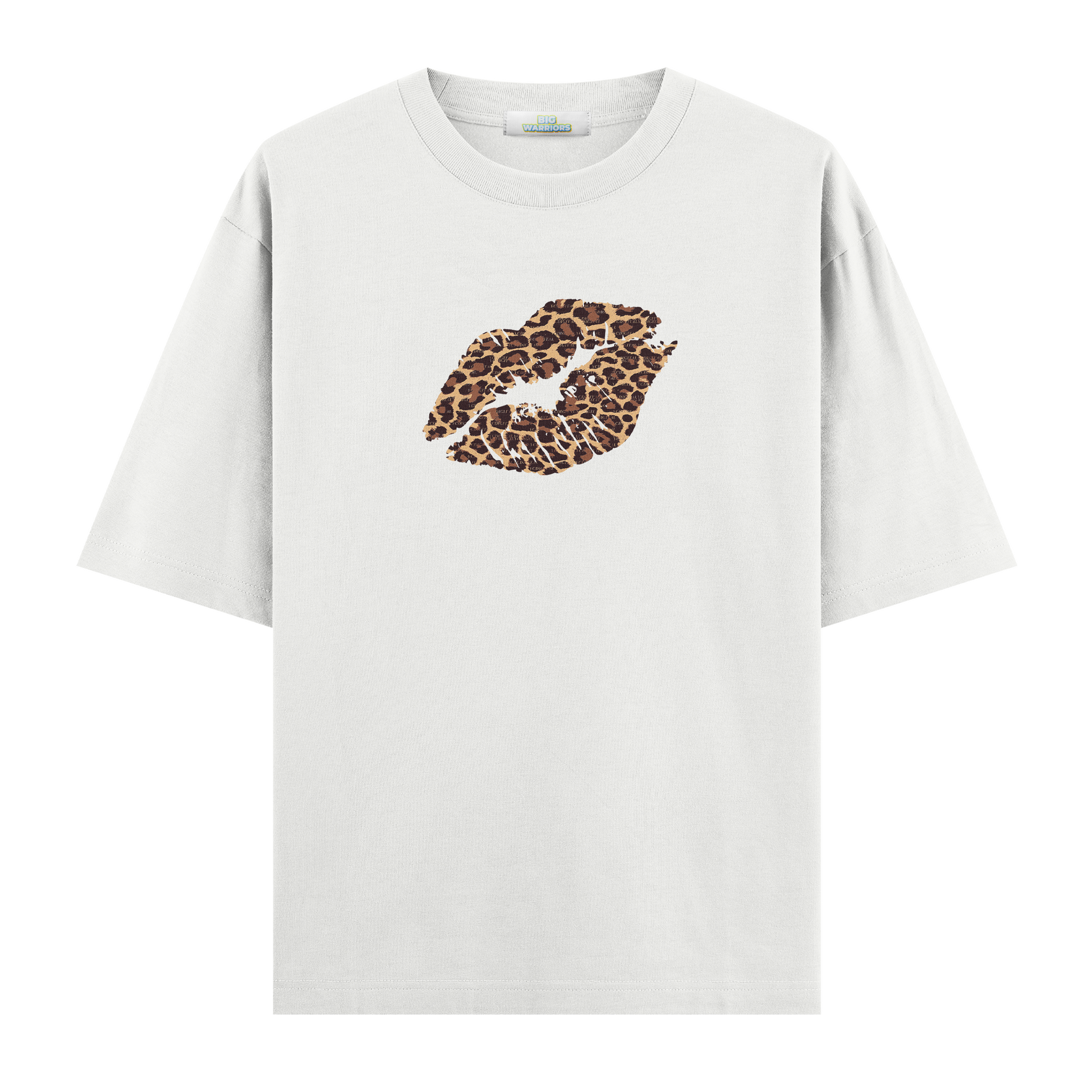 Leopard Lips - Oversize T-shirt