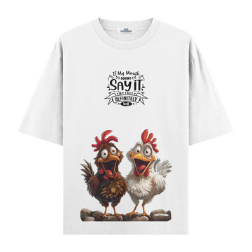 Cute Roosters - Oversize T-shirt