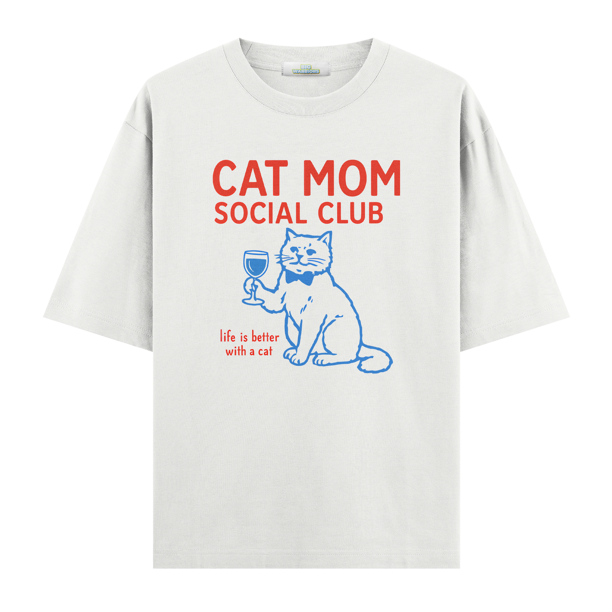 Cat Mom Social Club - Oversize T-shirt
