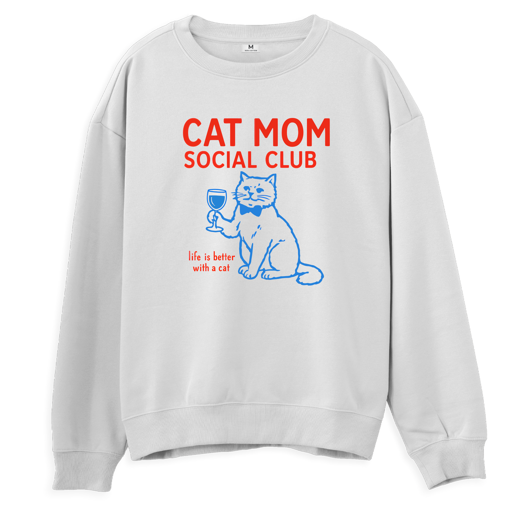 Cat Mom Social Club - Regular Sweatshirt