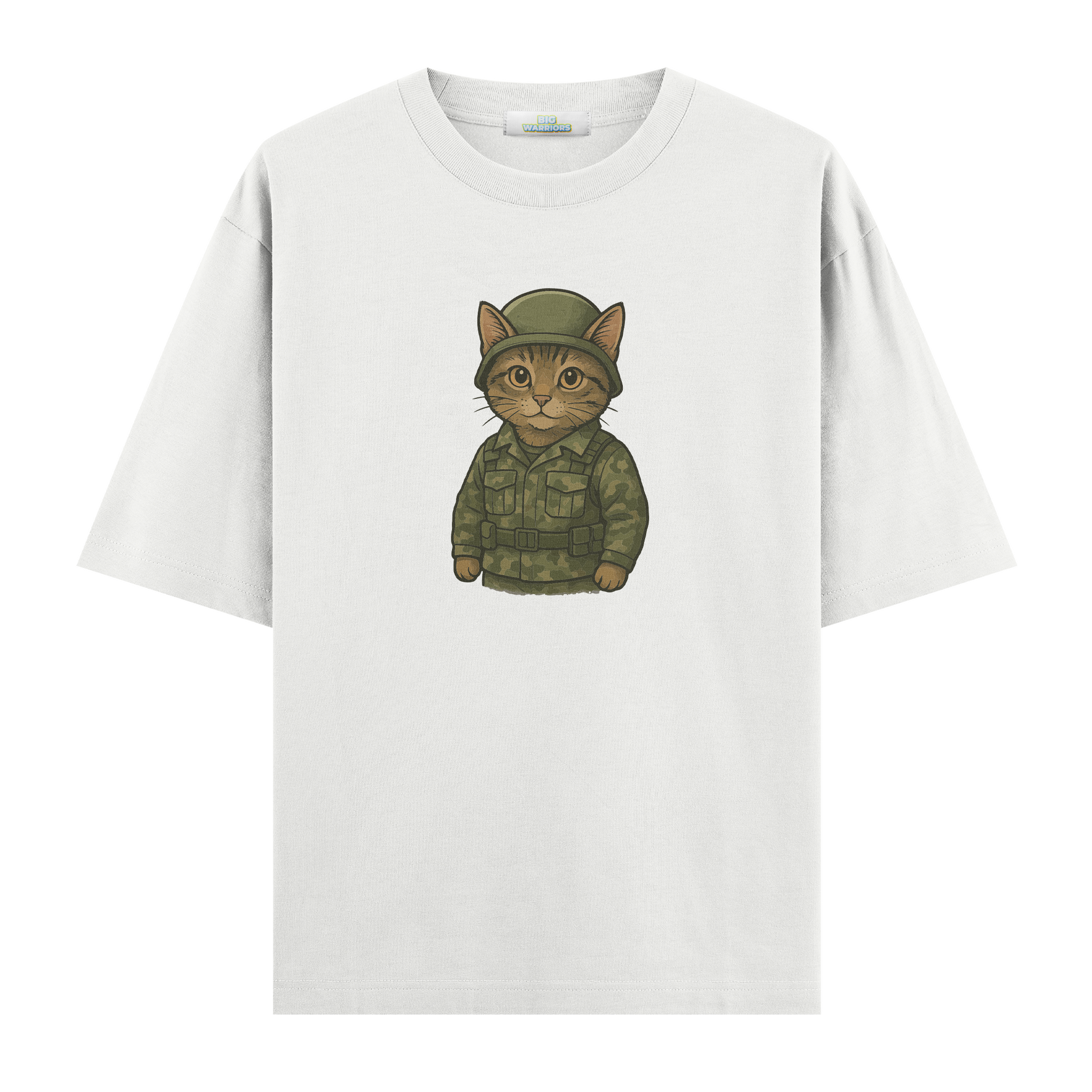 Soldier Cat - Oversize T-shirt