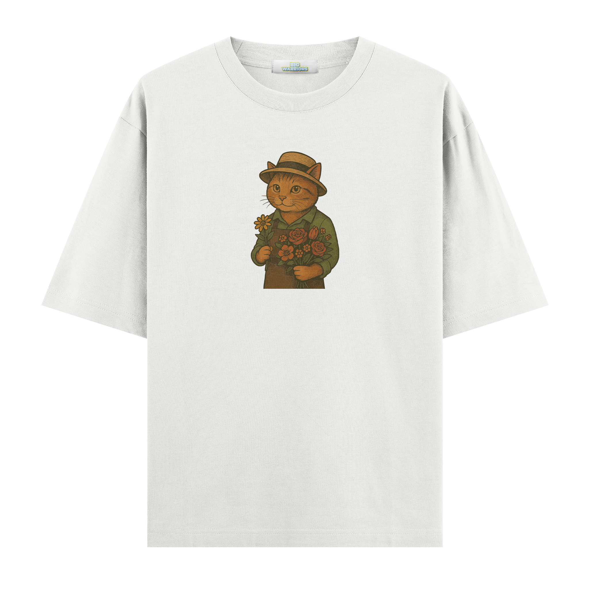 Florist Cat - Oversize T-shirt