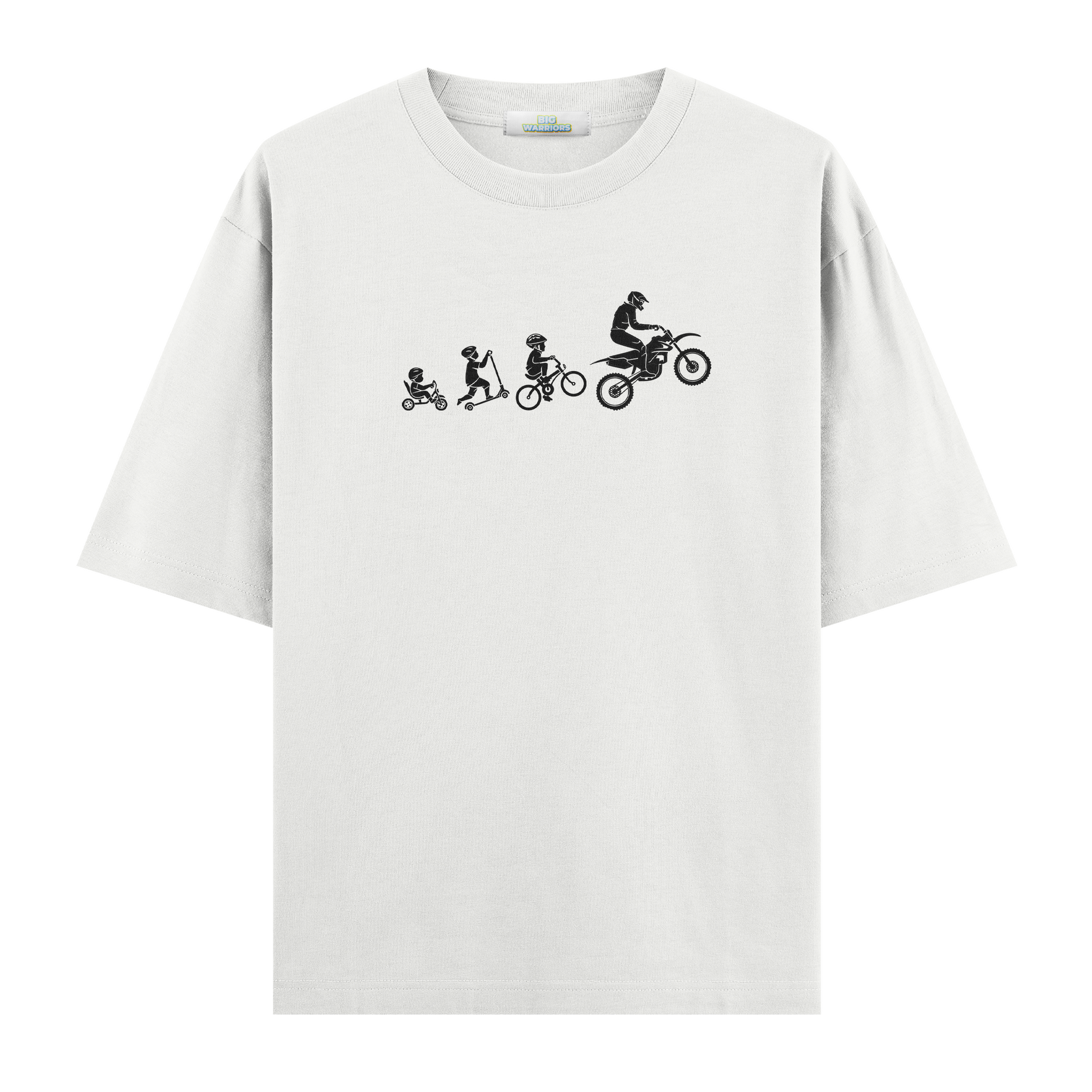 Motorbike Evolution - Oversize T-shirt