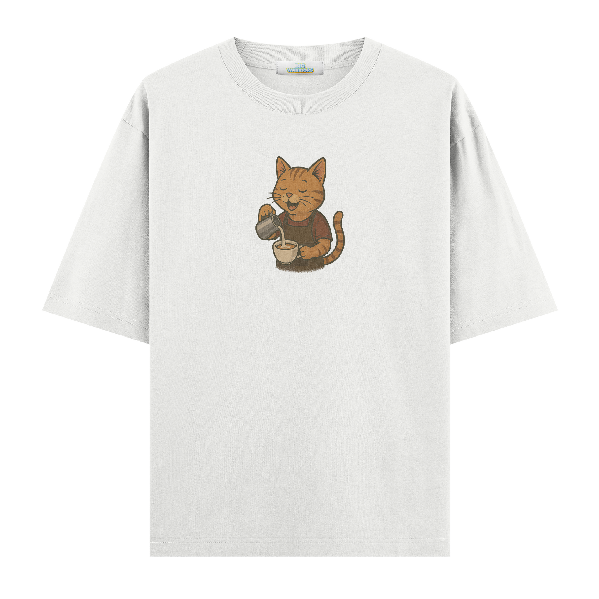 Barista Cat - Oversize T-shirt