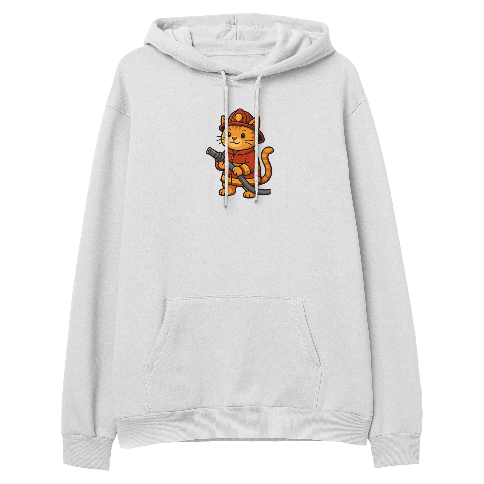 Fireman Cat - Regular Hoodie