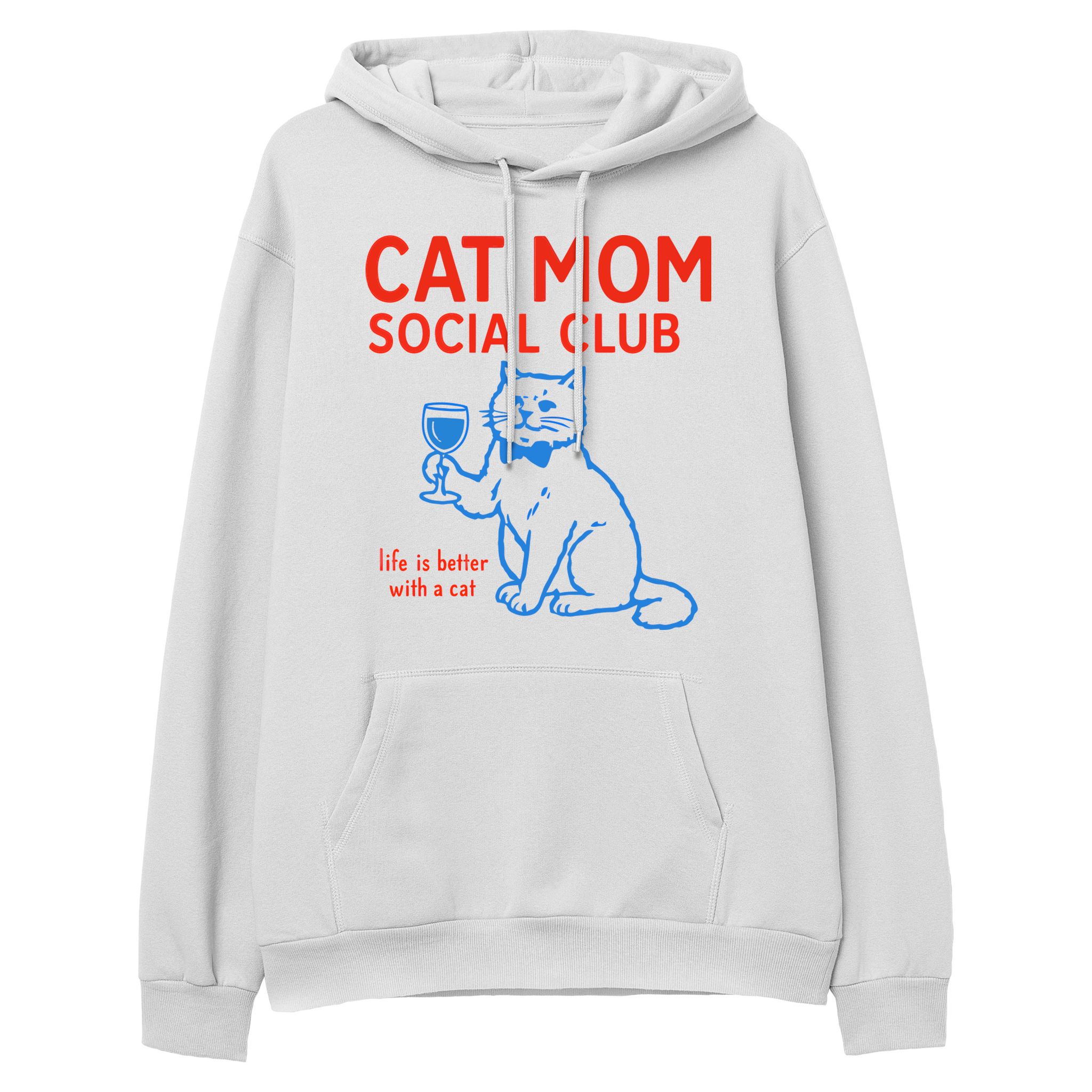 Cat Mom Social Club - Regular Hoodie