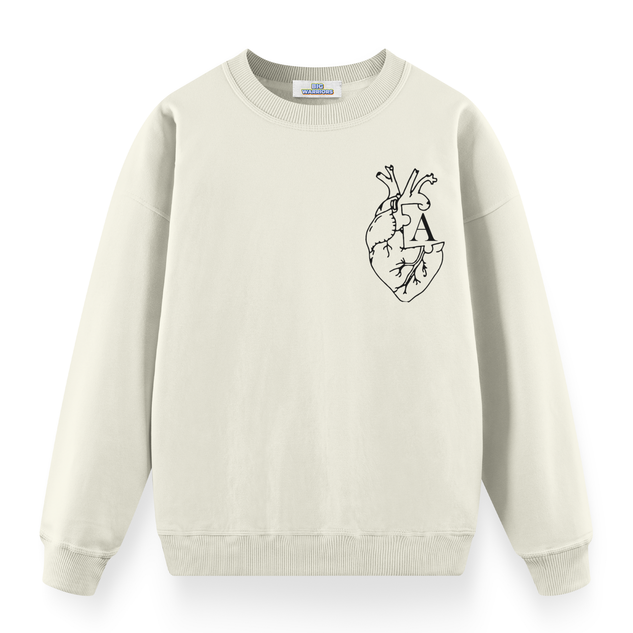 Lettre Coeur - Oversize Sweatshirt