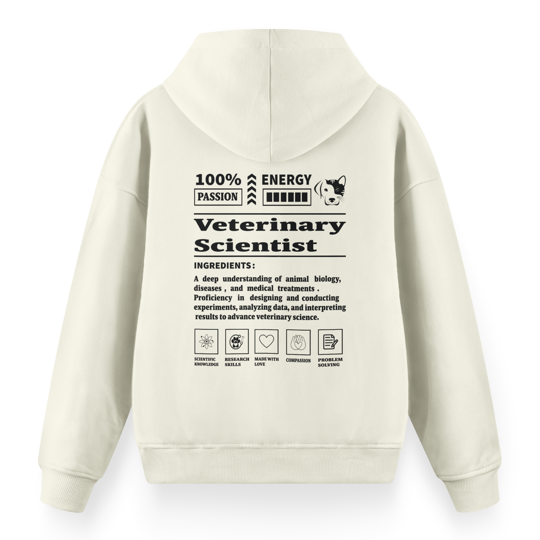 Veterinary Scientist - Premium Oversize Hoodie