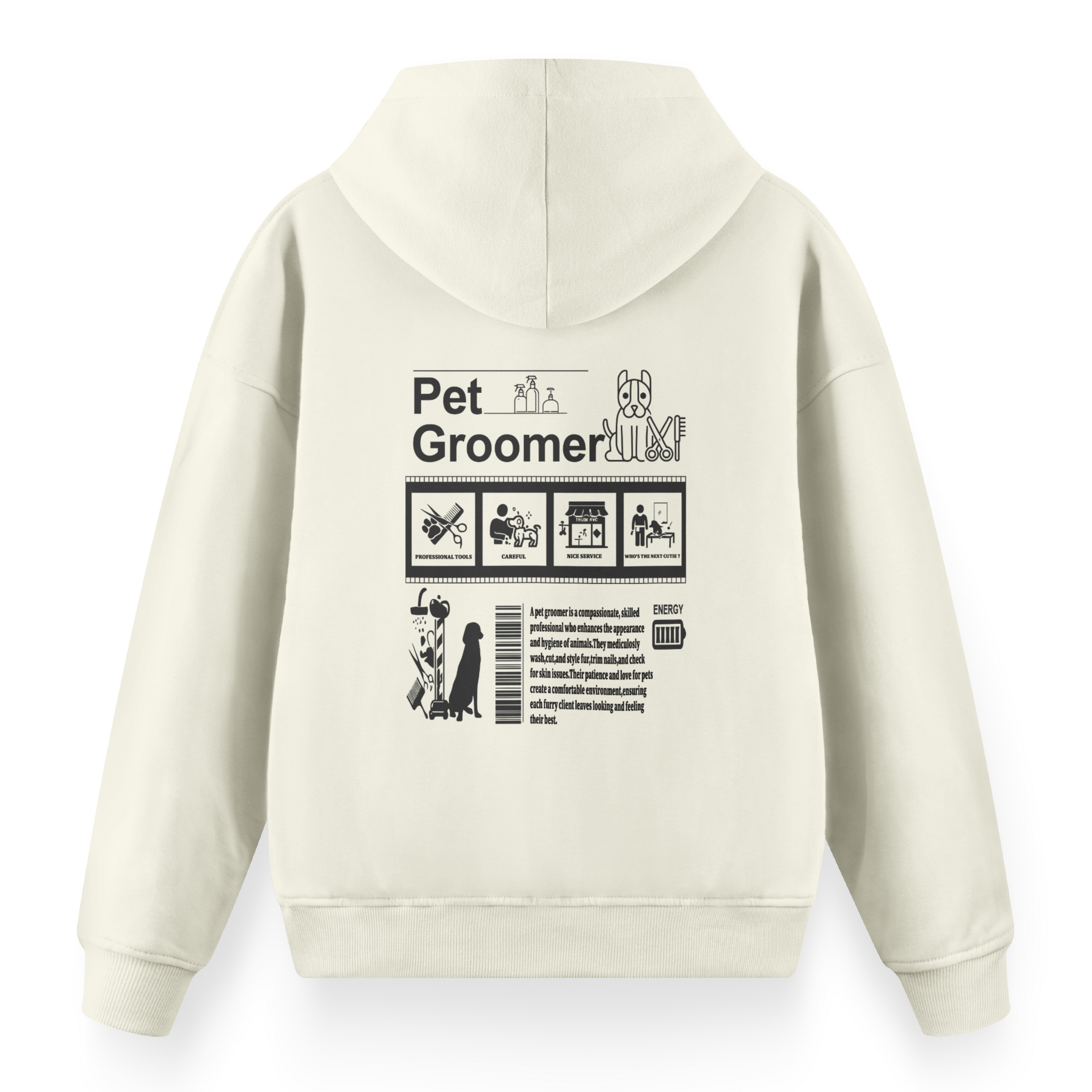 Pet Groomer - Premium Oversize Hoodie