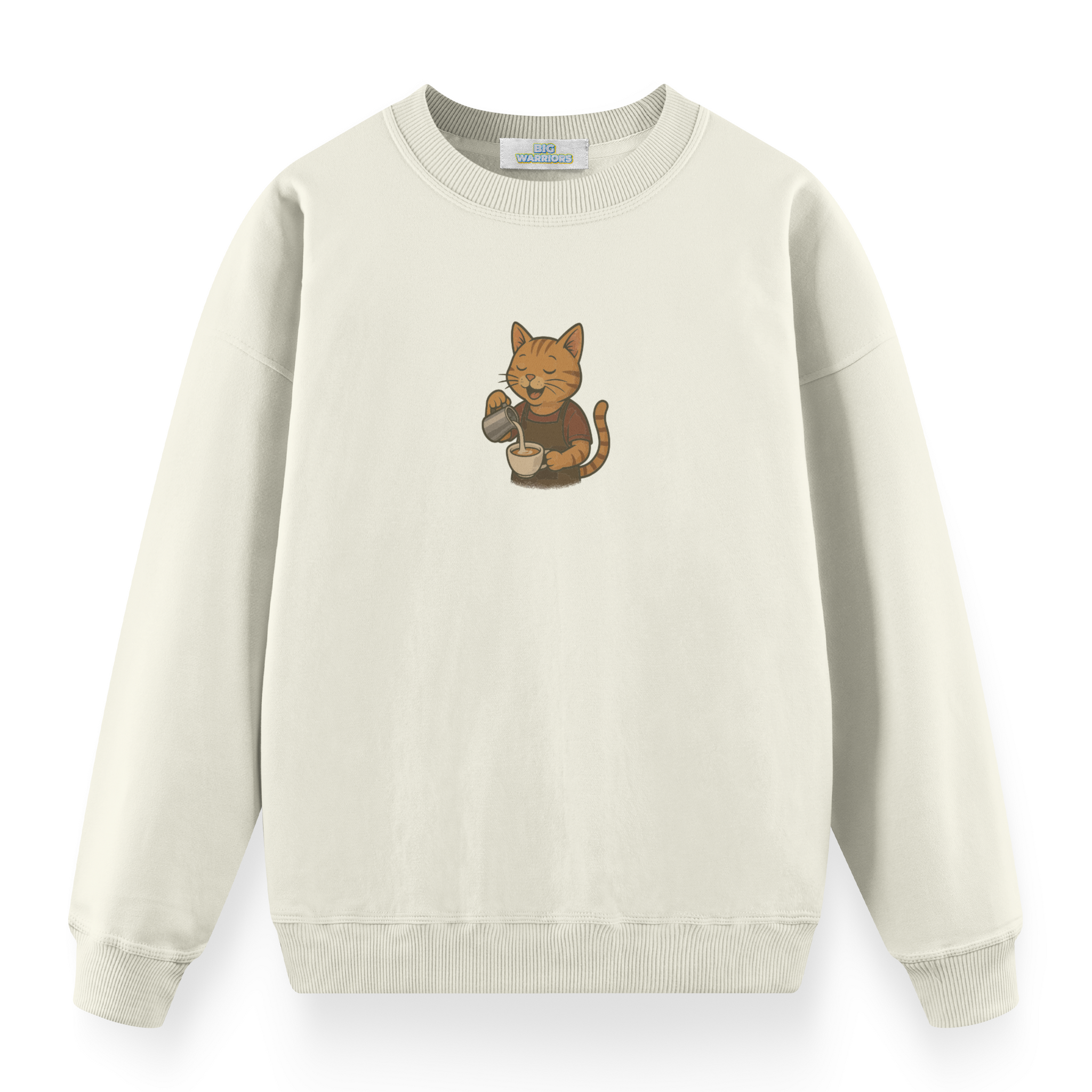 Barista Cat - Premium Oversize Sweatshirt
