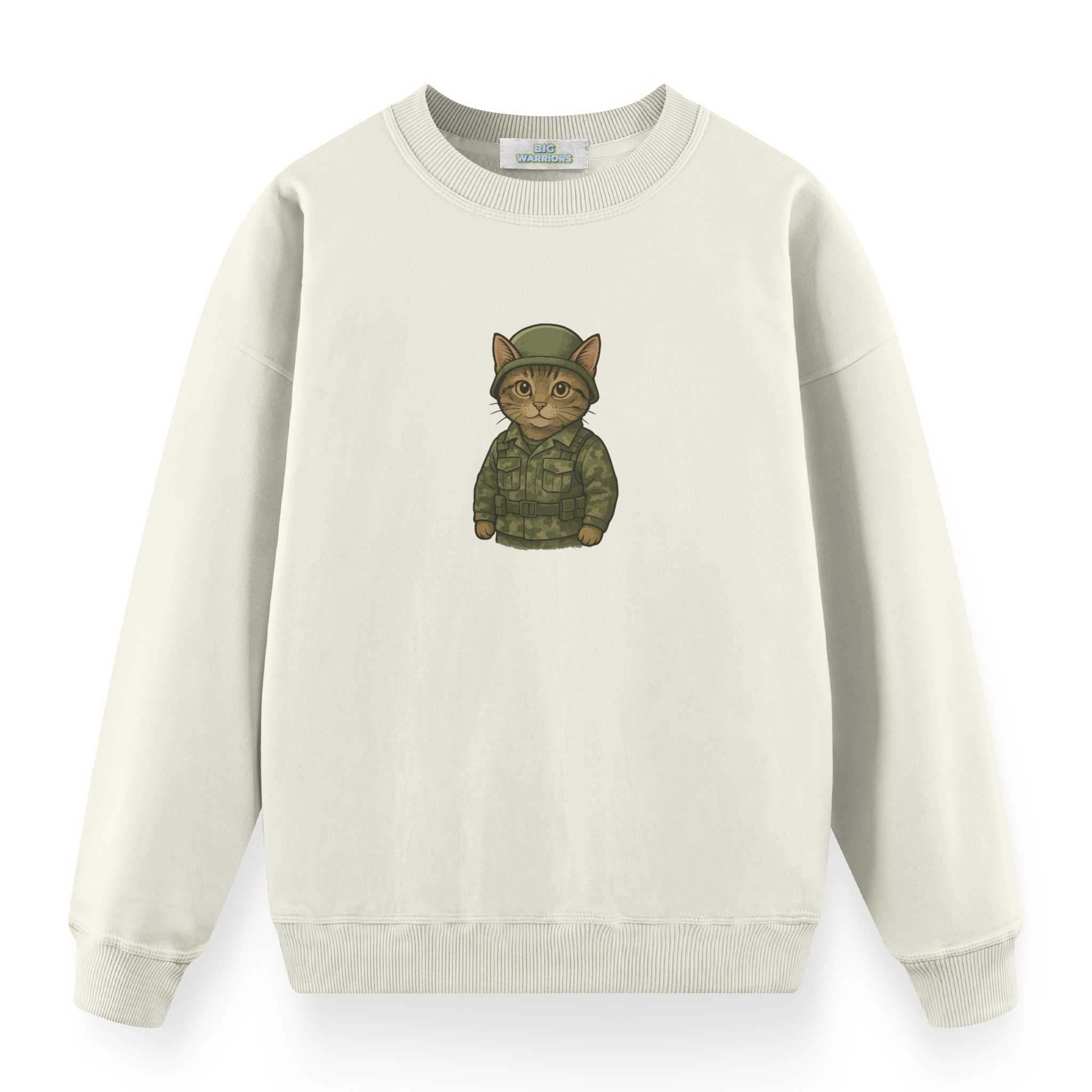 Soldier Cat - Premium Oversize Sweatshirt