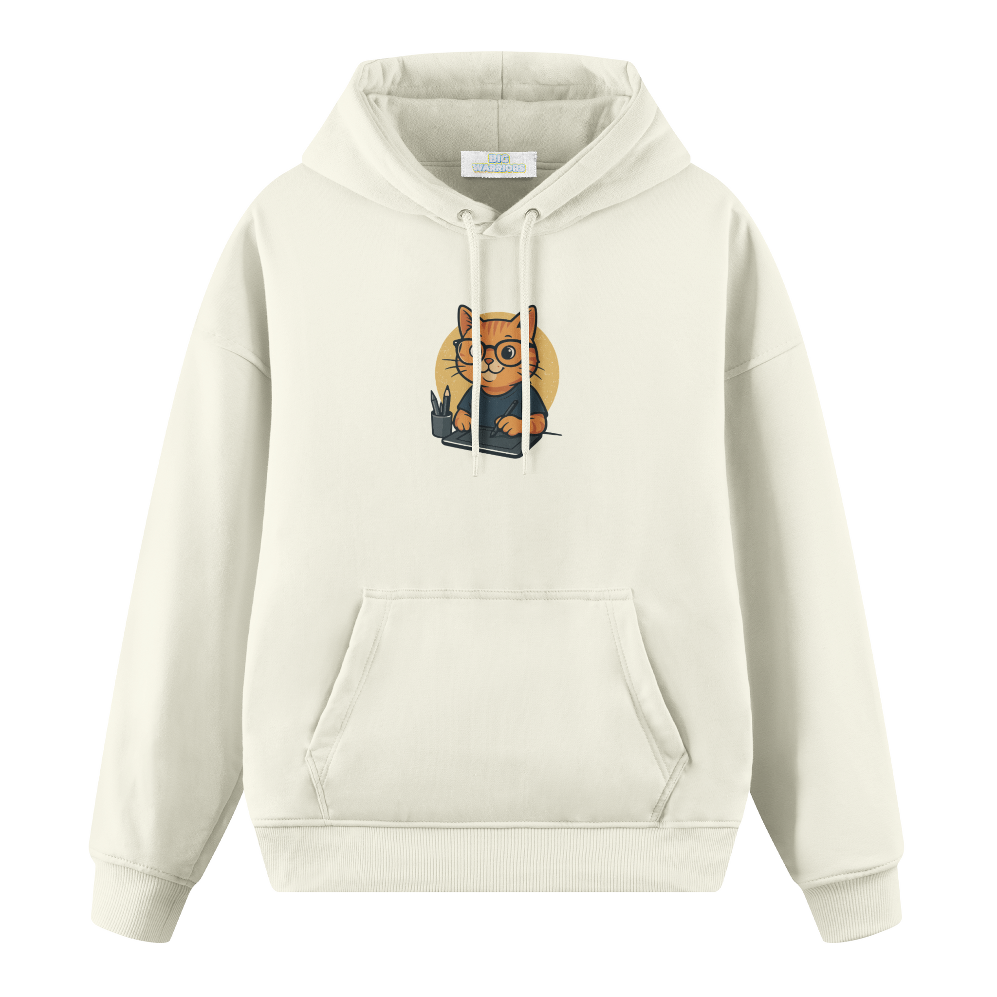 Graphic Designer Cat - Premium Oversize Hoodie