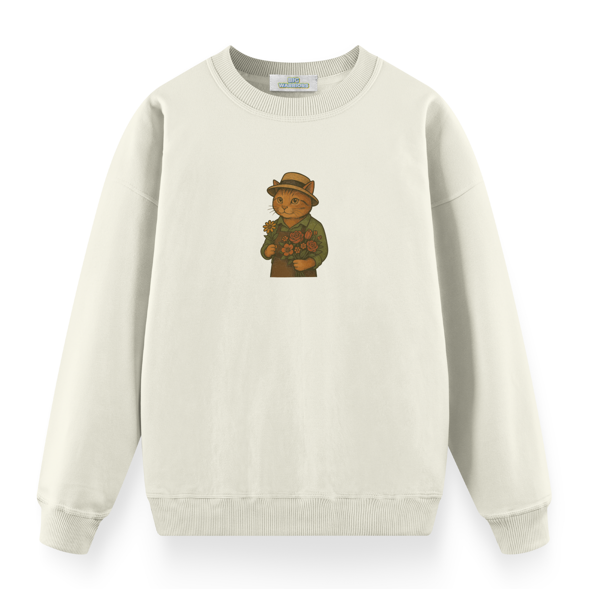 Florist Cat - Premium Oversize Sweatshirt